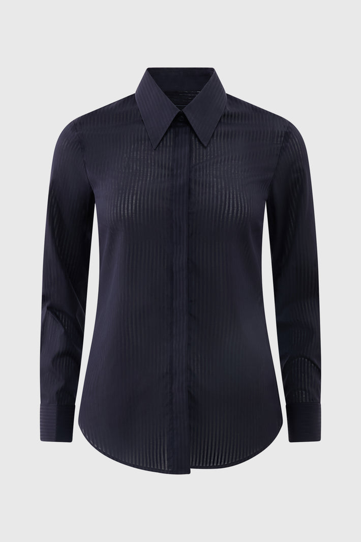 Classic Shirt Sheer Stripe
