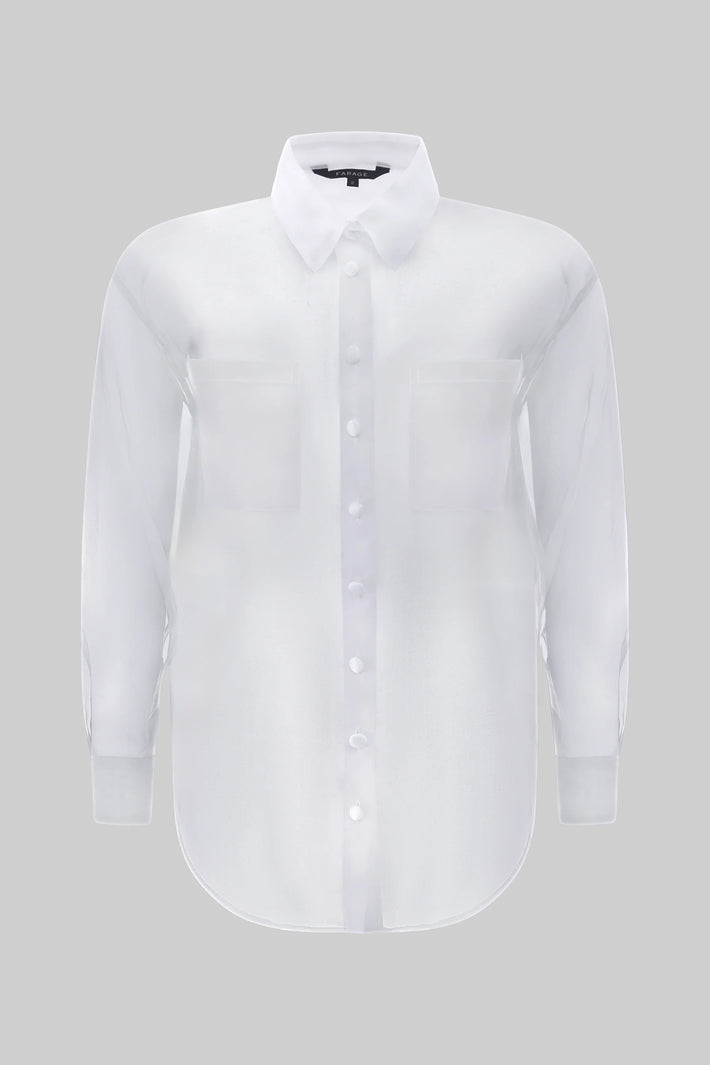 Organza Evening Blouse