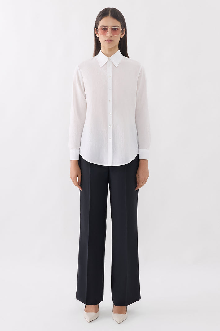 Relaxed Fit Shirt - Seersucker