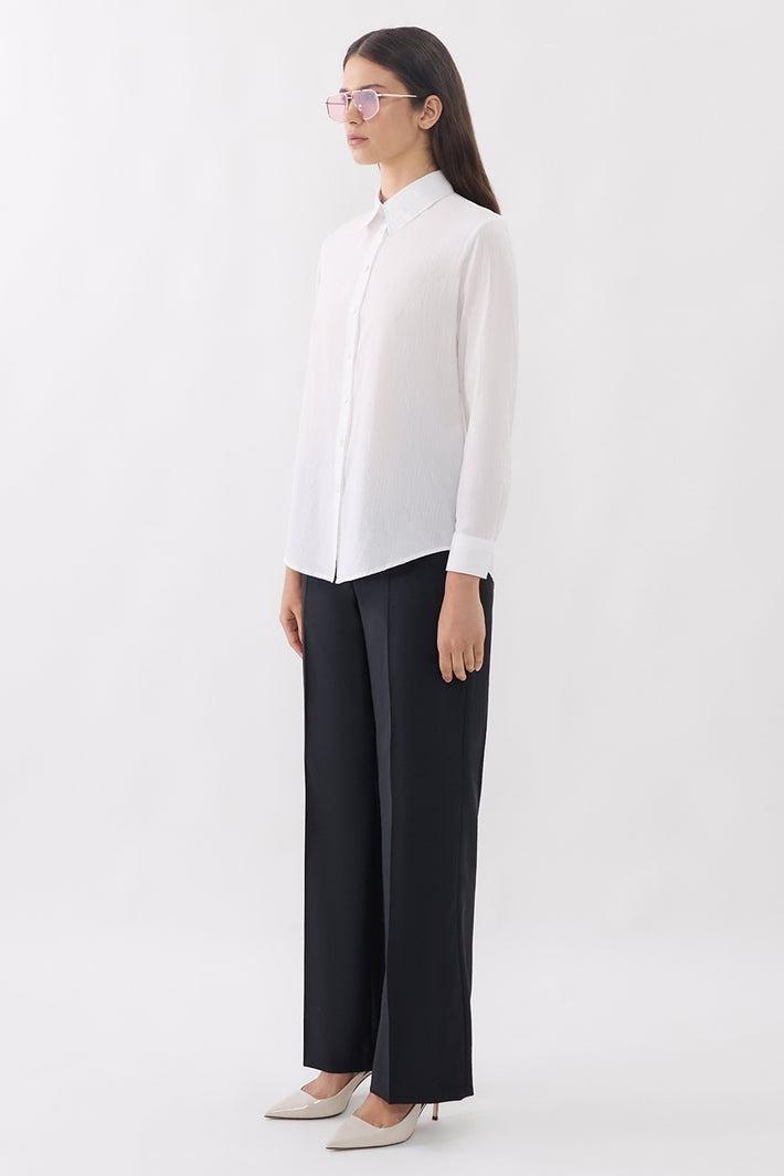 Relaxed Fit Shirt - Seersucker