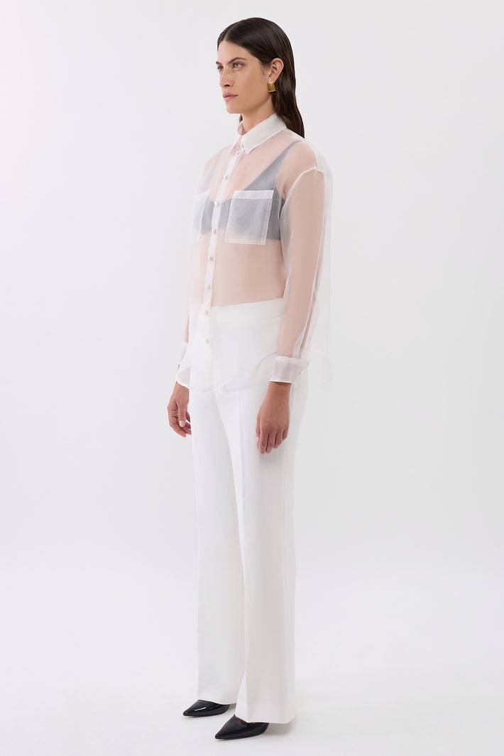 Organza Evening Blouse