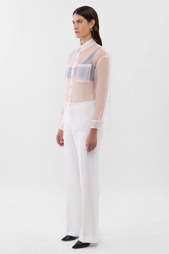 Organza Evening Blouse