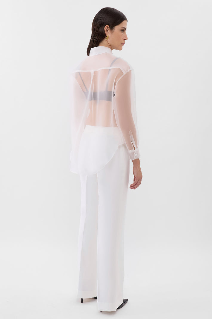 Organza Evening Blouse