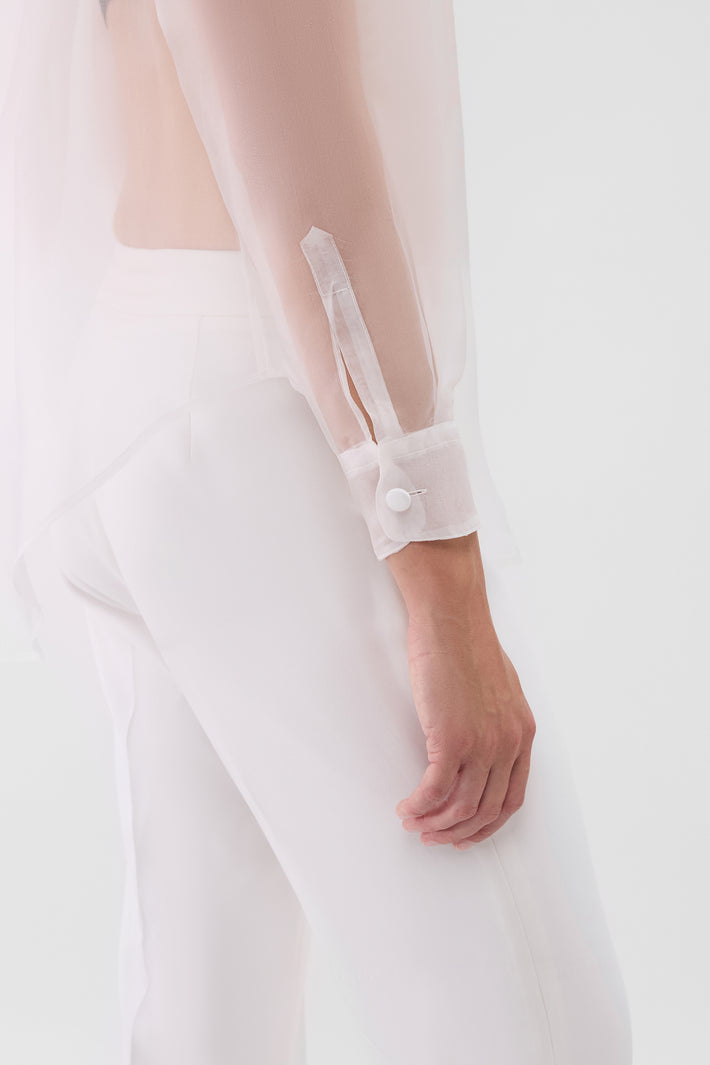 Organza Evening Blouse