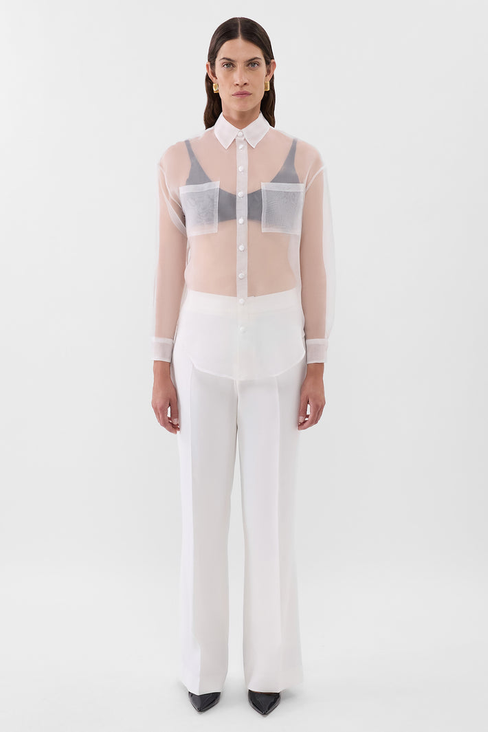 Organza Evening Blouse