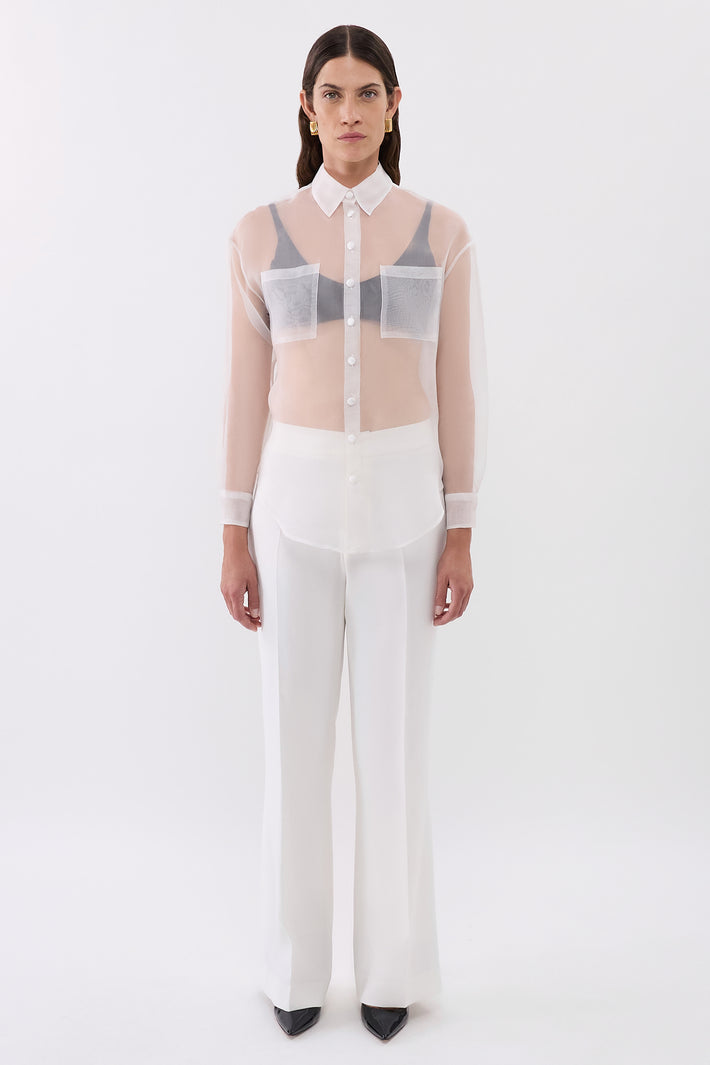 Organza Evening Blouse