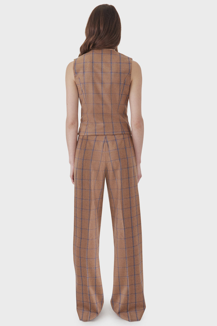 Florence Check Waistcoat