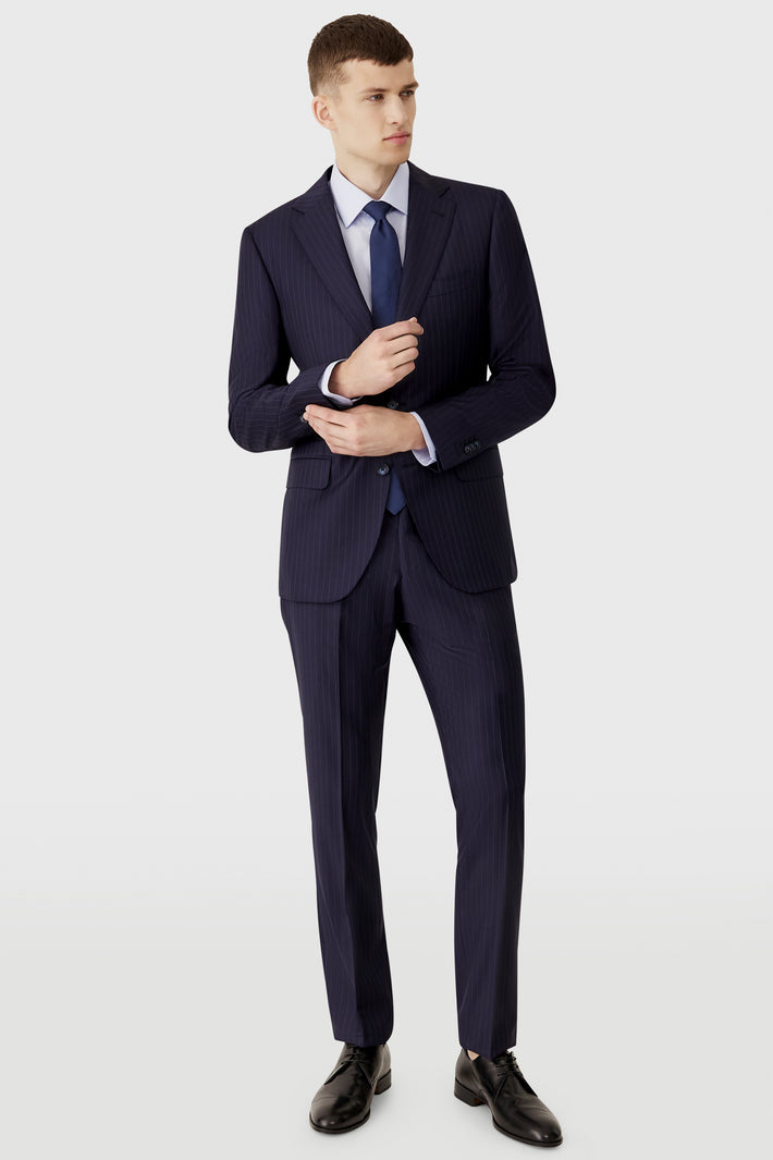 London A3W Suit Pinstripe