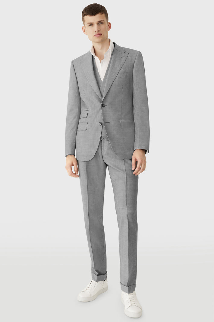 London DB Waistcoat Houndstooth