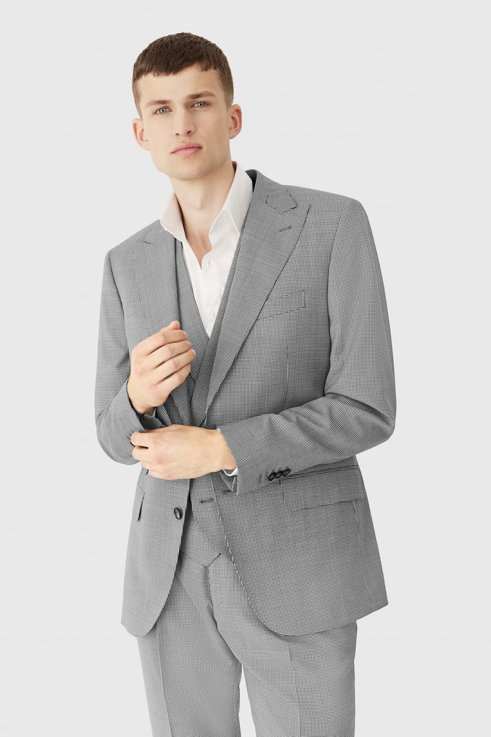 London DB Waistcoat Houndstooth