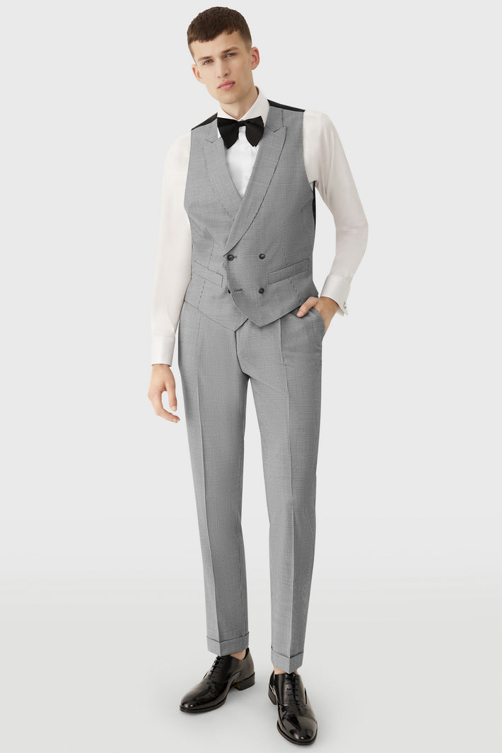 London DB Waistcoat Houndstooth