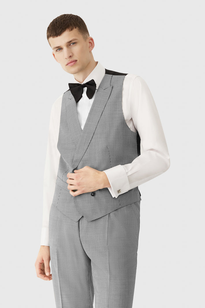 London DB Waistcoat Houndstooth
