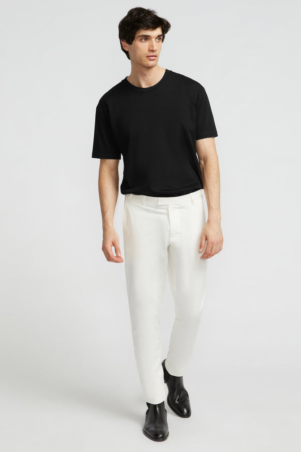 BOSS - Slim-fit chinos in stretch-cotton gabardine