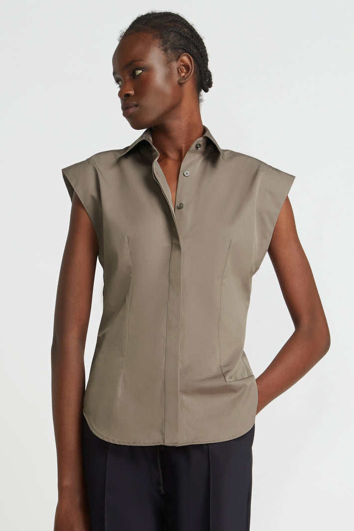 Maya Sleeveless Shirt
