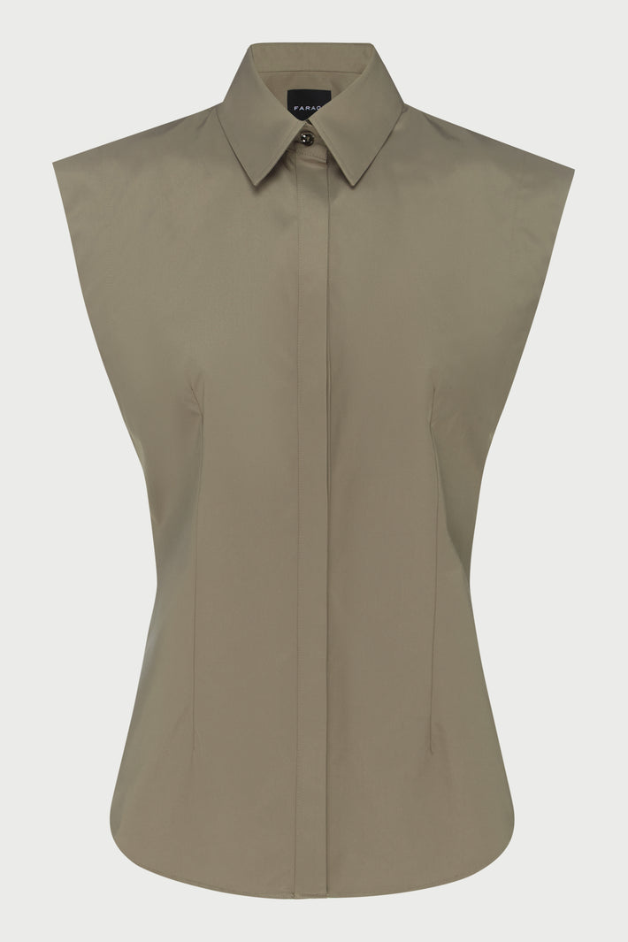 Maya Sleeveless Shirt