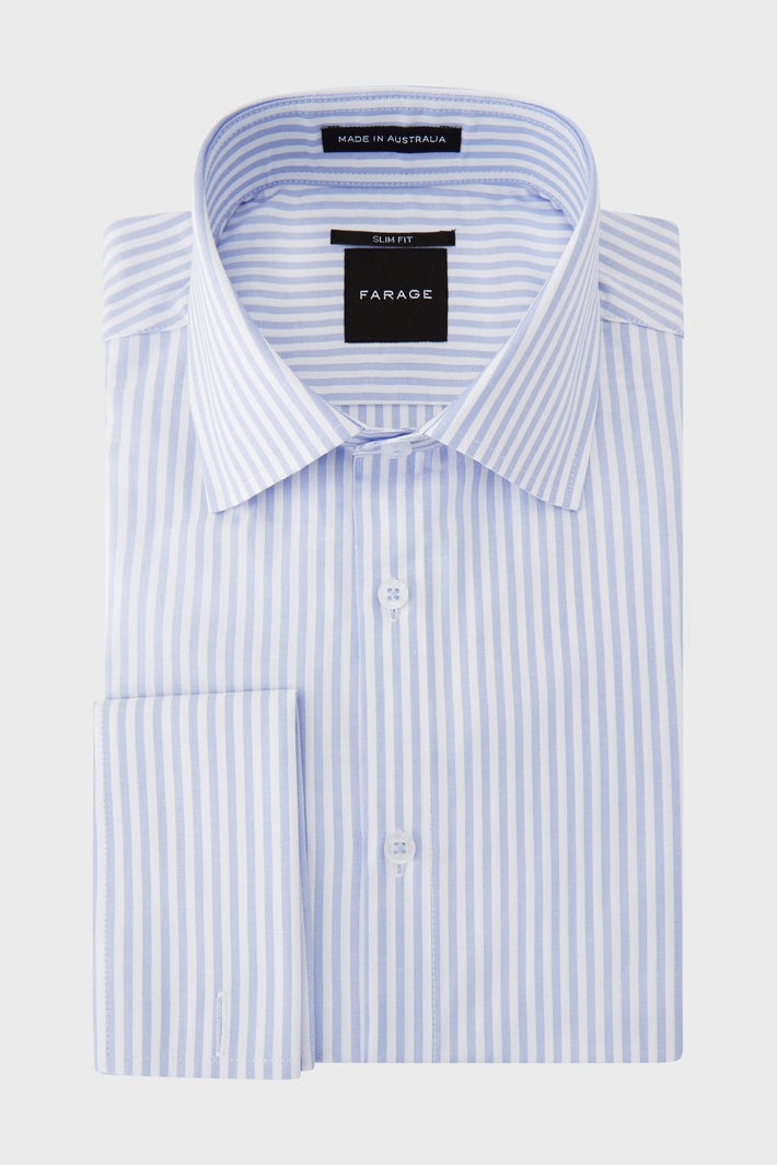 Jax French Slim Azore Stripe