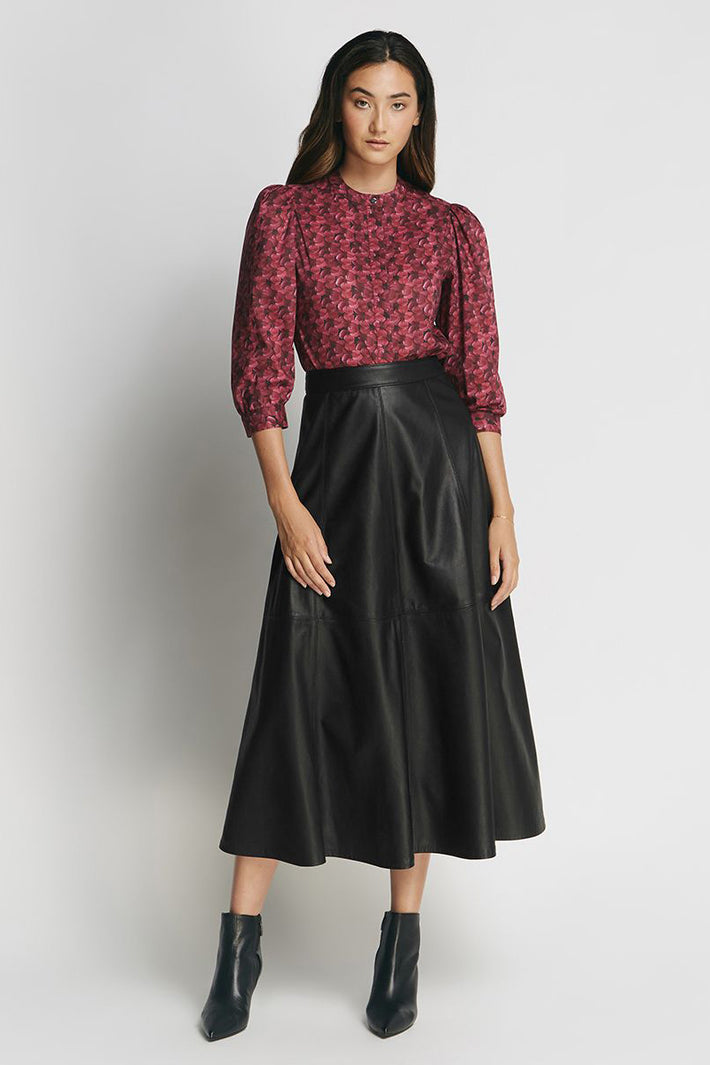 Belle Leather Skirt
