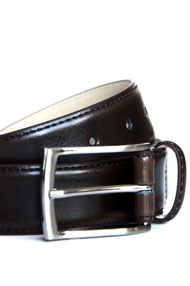 Leather Belt Chocolate